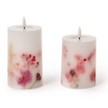 Flameless Wax Pillar Botanical Candles