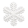Dekra-Lite Frosted White Iced Flat Snowflakes 13.5"