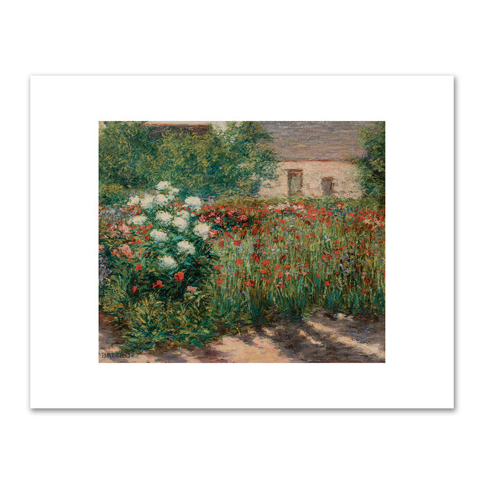 John Leslie Breck, Garden at Giverny, c. 1887â€“91, Terra Foundation for American Art. Fine Art Prints in various sizes by Museums.Co