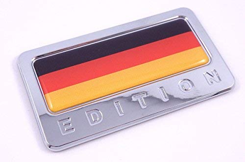 Germany Flag German Edition Chrome Emblem 3D Car Bike Badge