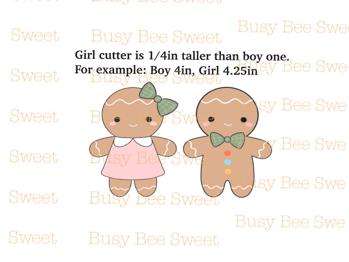 Gingerbread girl cutter