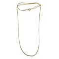 Gold Chain Necklace Everyday Elegance Snake Brass