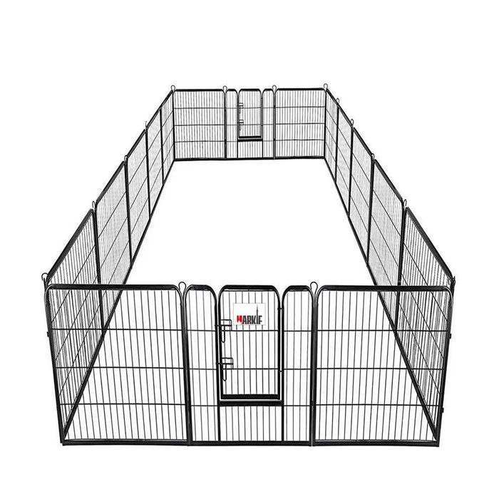 Heavy-Duty 8-Panel Metal Dog Playpen - Markif Pet Shop