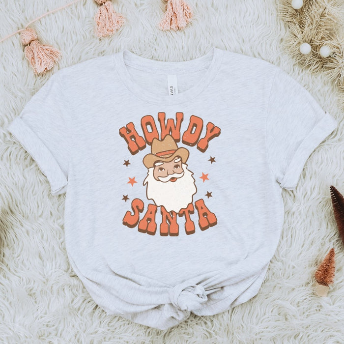 Howdy Santa Retro Christmas T-Shirt - Trendznmore