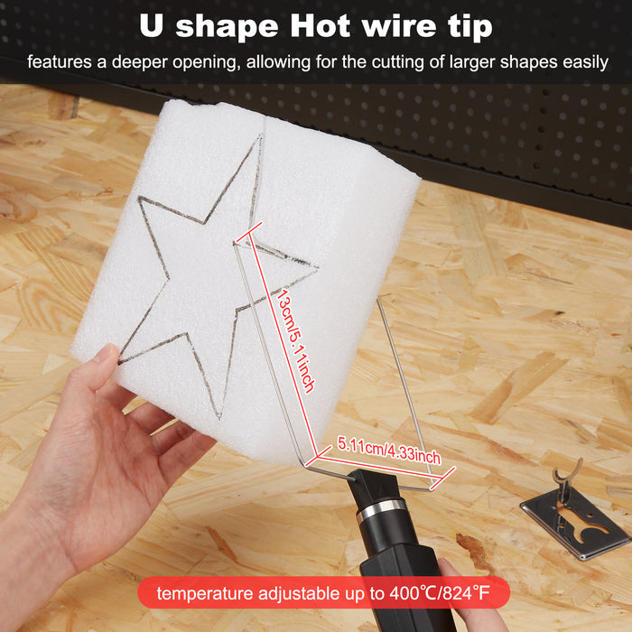 IMAGE 2 in 1 Electric Cutting Machine Pen Tools Kit Hot Wire Foam Cutter