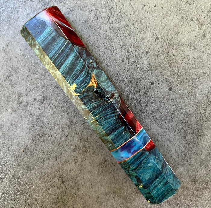 Custom Japanese Knife handle (wa handle)  for 165-210mm:   box elder hybrid