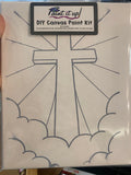 Cross in Clouds Canvas