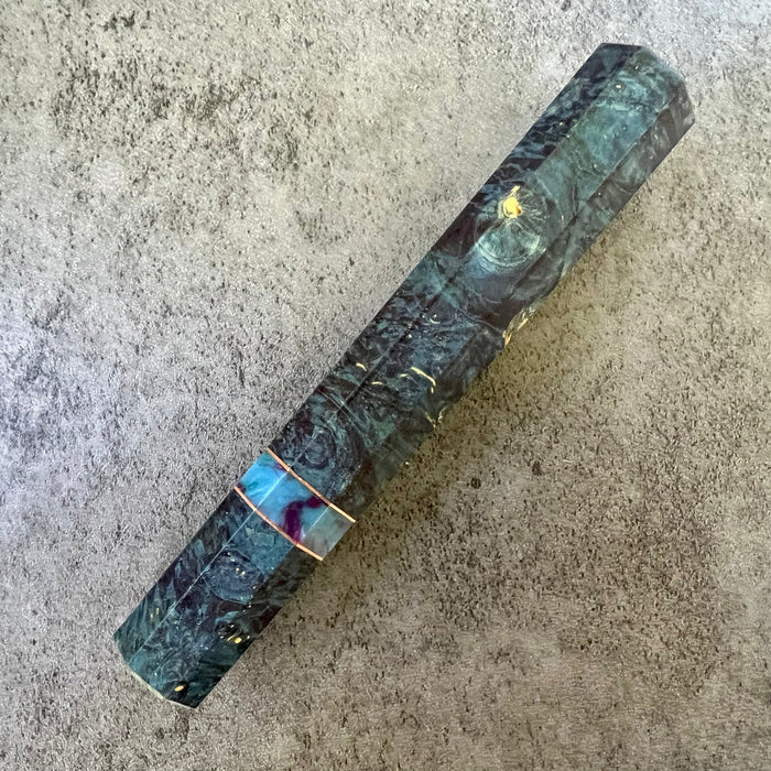 Custom Japanese Knife handle (wa handle)  for 165-210mm:   box elder hybrid