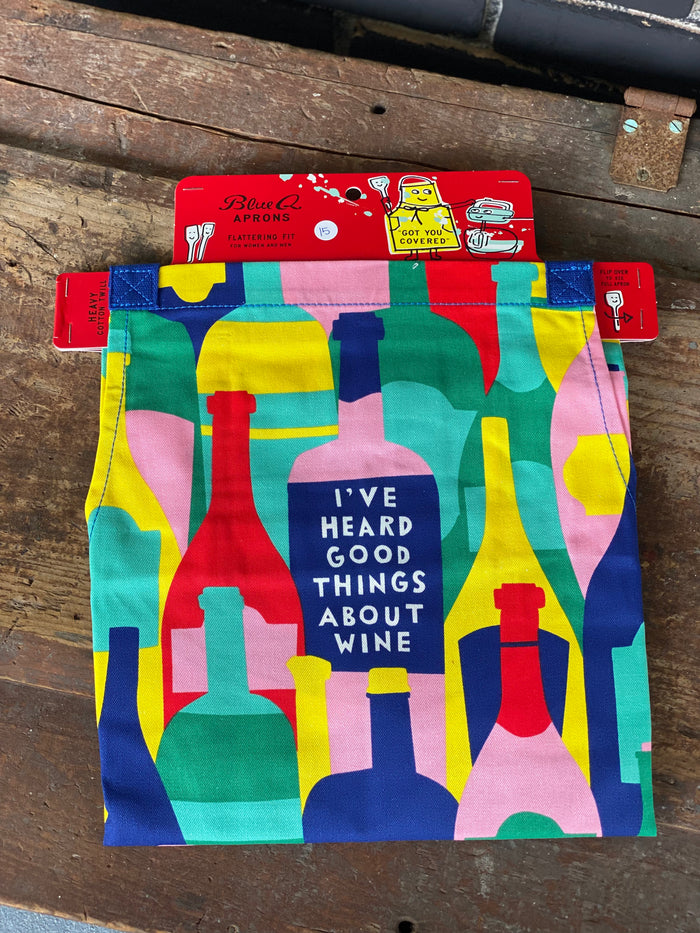 Blue Q Apron Wine