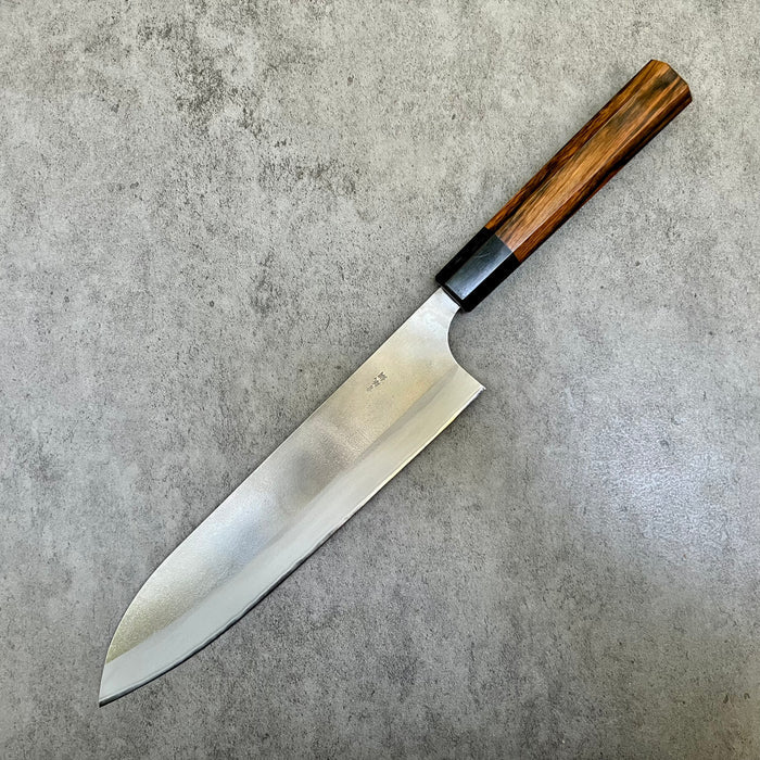 Custom Gihei Aogami 2 Gyuto 240mm -    Vietnamese Ebony and horn