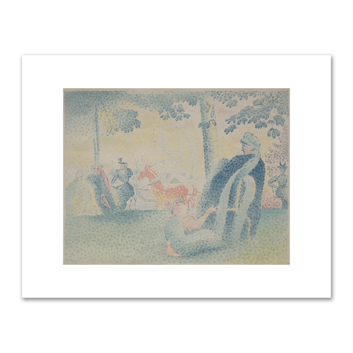 Henri-Edmond Cross, In den Champs-ElysÃ©es/On the Champs-Ã‰lysÃ©es, 1898, The Cleveland Museum of Art. Fine Art Prints in various sizes by Museums.Co