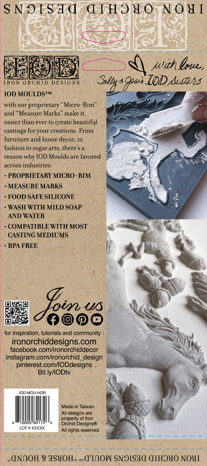 IOD Horse & Hound Mould