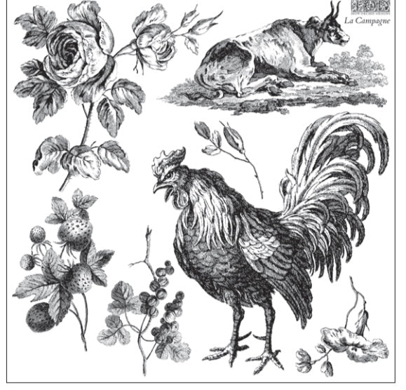 IOD La Campagne Stamp set