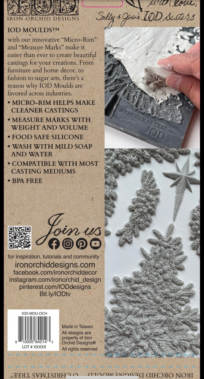 IOD Oh Christmas Tree Mould