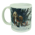 Jan Bergerlind Tomte with work horse coffee mug