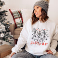 Jolly AF Christmas Skeleton Sweatshirt - Trendznmore