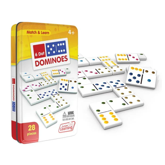Junior Learning 6 Dot Dominoes (JL 484)