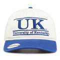 Kentucky Original Bar snapback hat with embroidered school design, front view