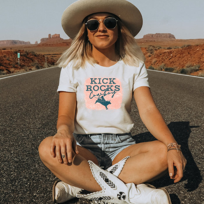 Kick Rocks Cowboy T-Shirt - Trendznmore