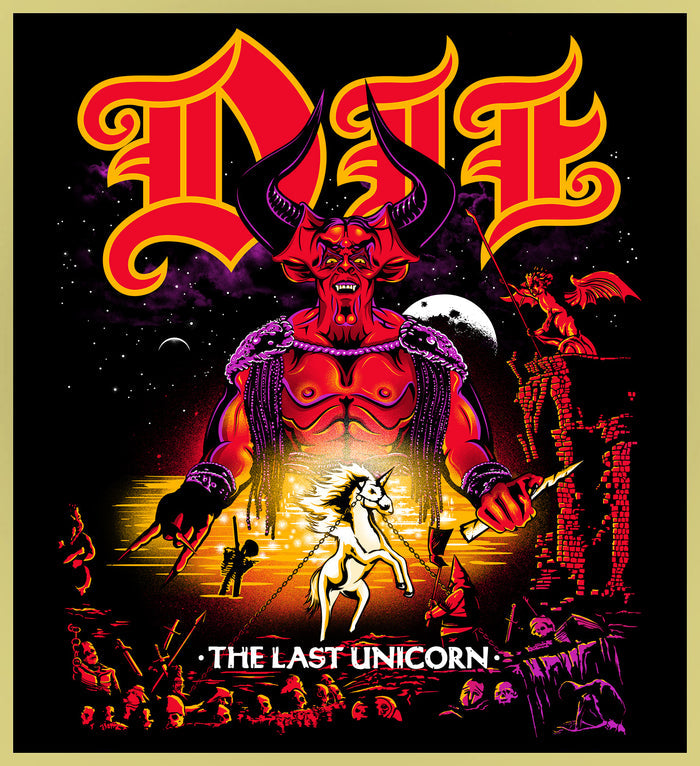 LEGEND - THE LAST UNICORN / DIO - HEAVY METAL TURBO TEE!