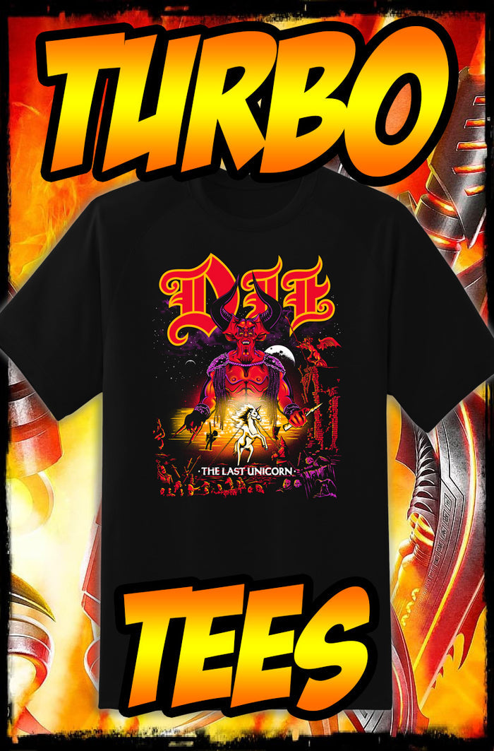 LEGEND - THE LAST UNICORN / DIO - HEAVY METAL TURBO TEE!