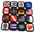libra Zodiac Square Black edge rim Emblem Car 3D Decal Badge Bumper 2"