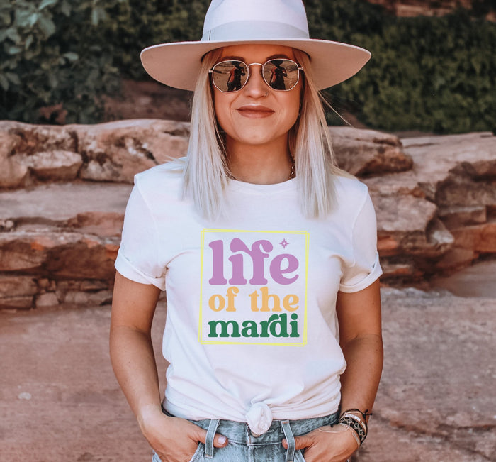 Life of the Mardi Graphic T-Shirt - Trendznmore