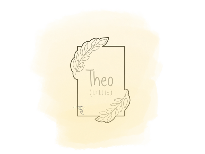 Little Theo Plaque