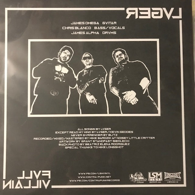 Lvger - Fvll Villain  [marked down]–  New LP