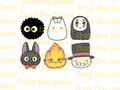 Magical theme set of 6 cutters