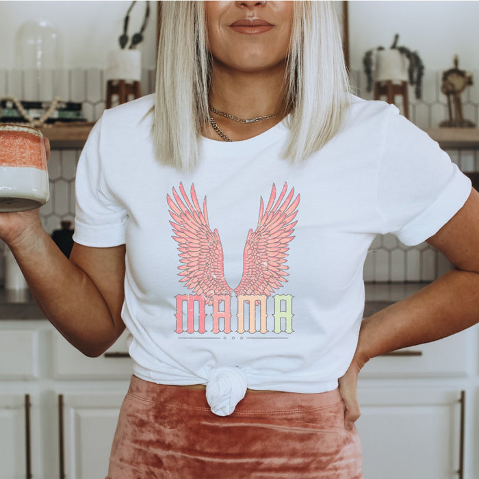 Mama Angel Wings T-Shirt - Trendznmore
