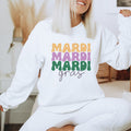 Mardi Mardi Mardi Gras Crewneck Sweatshirt - Trendznmore