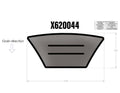 MAT, CD SEAT TS 8' SC/BLK