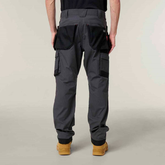 Hard Yakka Men's 3056 Raptor Active Holster Pocket Trousers Graphite
