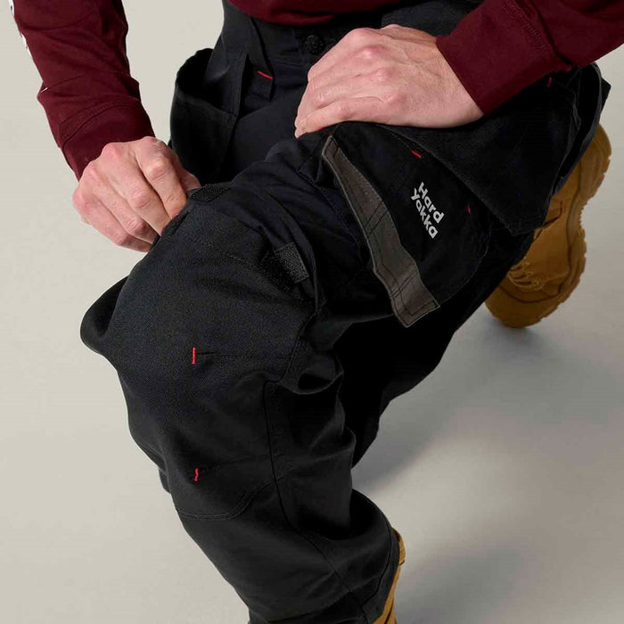 Hard Yakka Men's 3056 Raptor Active Holster Pocket Trousers Black