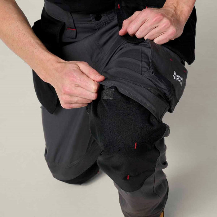 Hard Yakka Men's 3056 Raptor Active Holster Pocket Trousers Graphite
