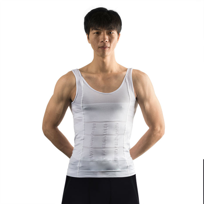 Men's Body Shaper For Men Slimming Shirt Tummy Waist Vest lose Weight Sport Training