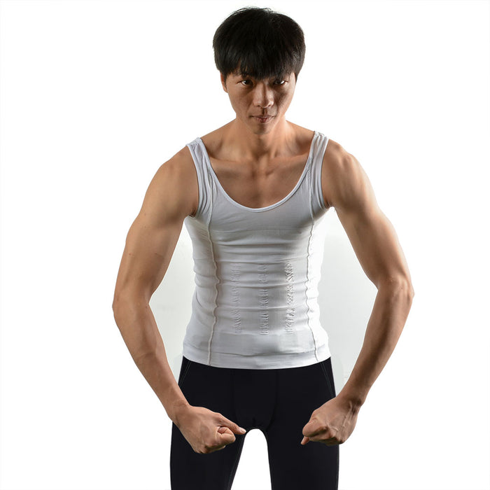 Men's Body Shaper For Men Slimming Shirt Tummy Waist Vest lose Weight Sport Training