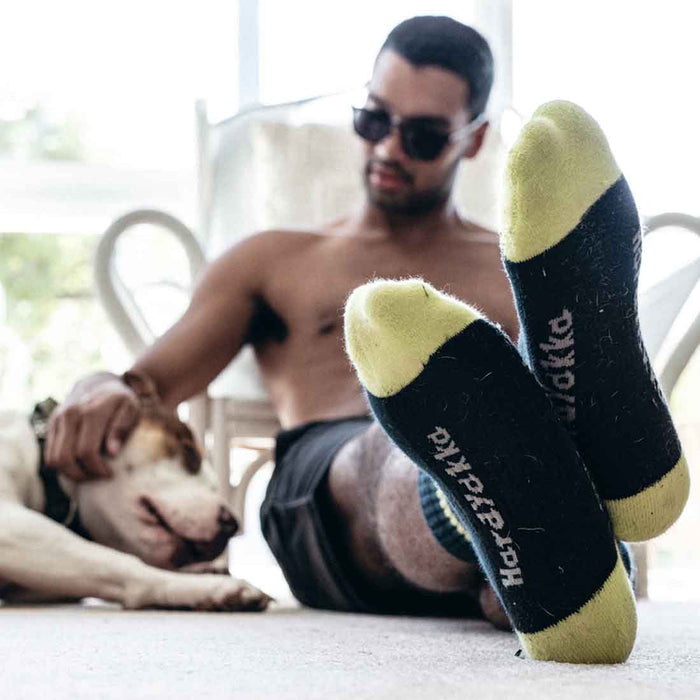 Hard Yakka Men's Cotton Crew Socks in Multicolour | Pack of Men's Socks