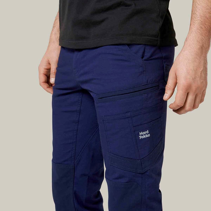 Hard Yakka Men's Raptor Active Work Trousers Navy