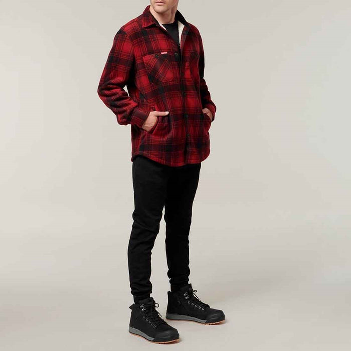 Hard Yakka Men's Sherpa Jacket Red