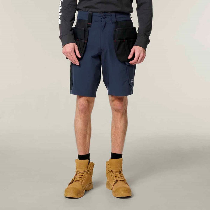 Hard Yakka Men's Toughmaxx Lite Holster Pocket Shorts True Navy