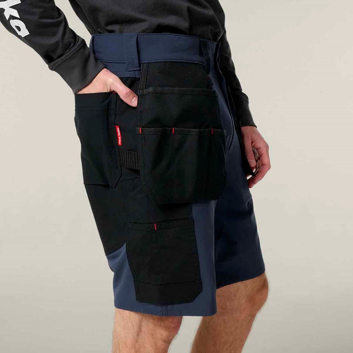 Hard Yakka Men's Toughmaxx Lite Holster Pocket Shorts True Navy