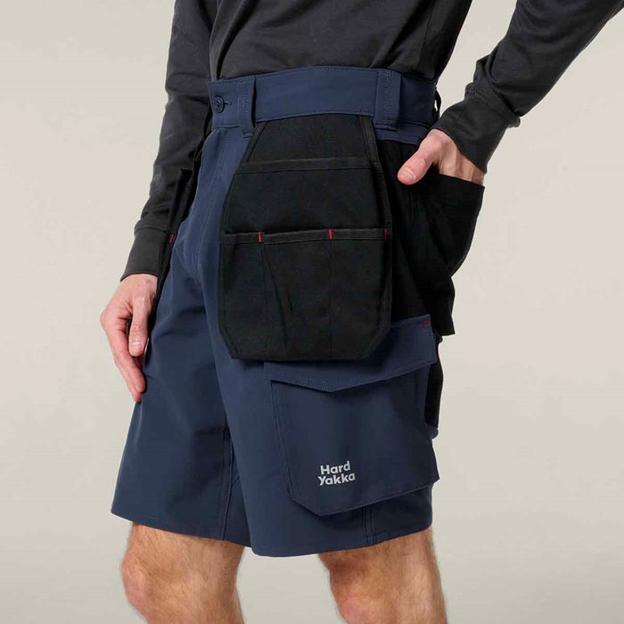 Hard Yakka Men's Toughmaxx Lite Holster Pocket Shorts True Navy