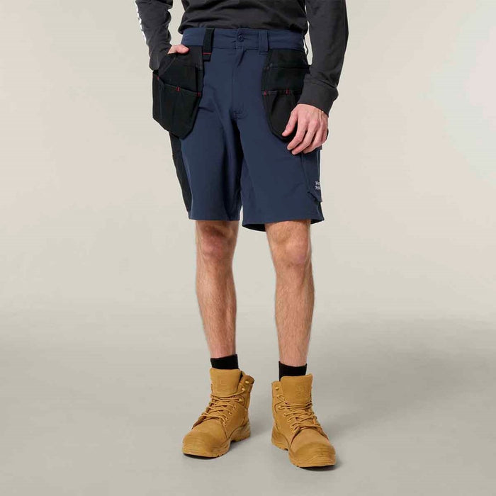 Hard Yakka Men's Toughmaxx Lite Holster Pocket Shorts True Navy