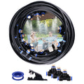 Mist Cooling System 26Ft Line + 10 T-Joint Nozzles Water Sprayer Patio Garden Lawn