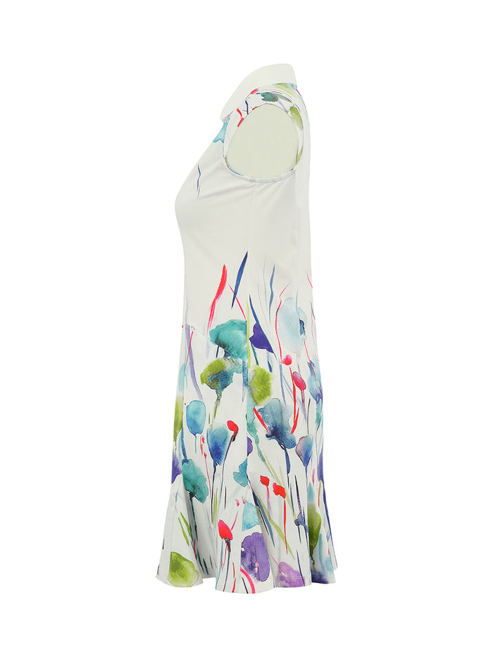 Misty Blossom Golf Dress