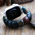 Natural Indian Agate Smartwatch Band