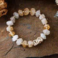 Natural Irregular Citrine Bracelet