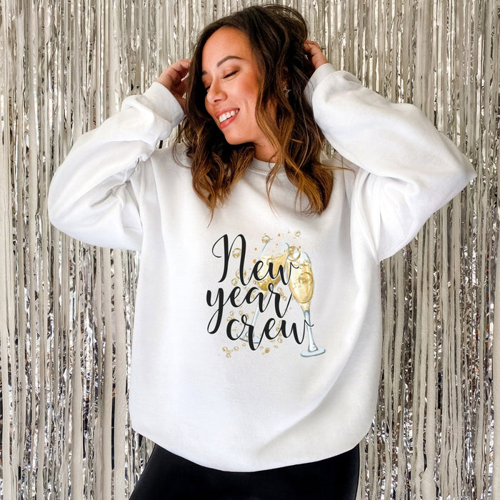 New Year Crew Crewneck Sweatshirt - Trendznmore